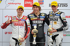 Siegerehrung auf dem Nürburgring