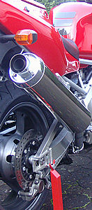Yamaha TRX 850 mit Superbikeschwinge